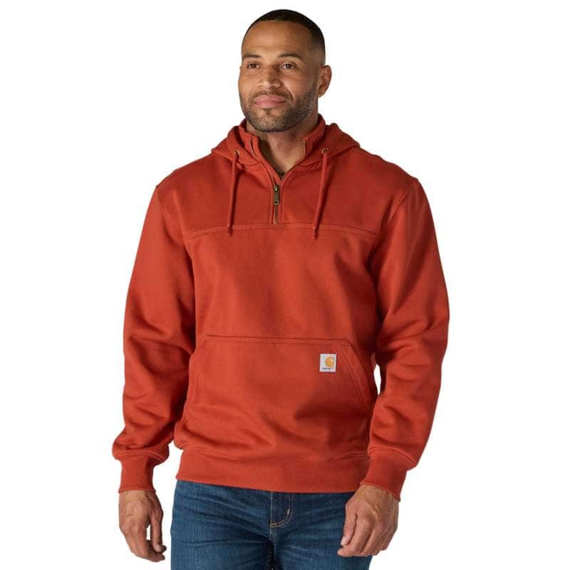 Relaxed Fit Midweight Garment Dye French Terry Crewneck Pocket Sweatshirt