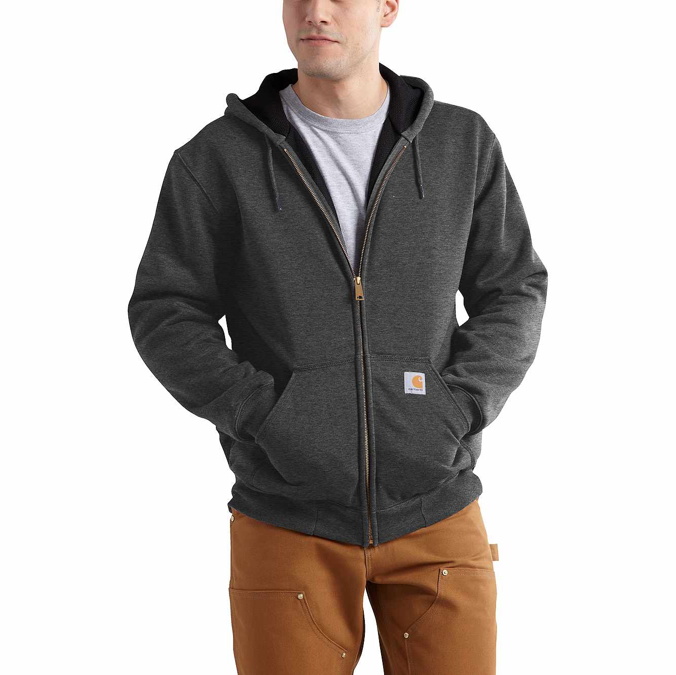 Men's Rain Defender® Rutland Thermal-Lined Hooded Zip-Front Sweatshirt ...