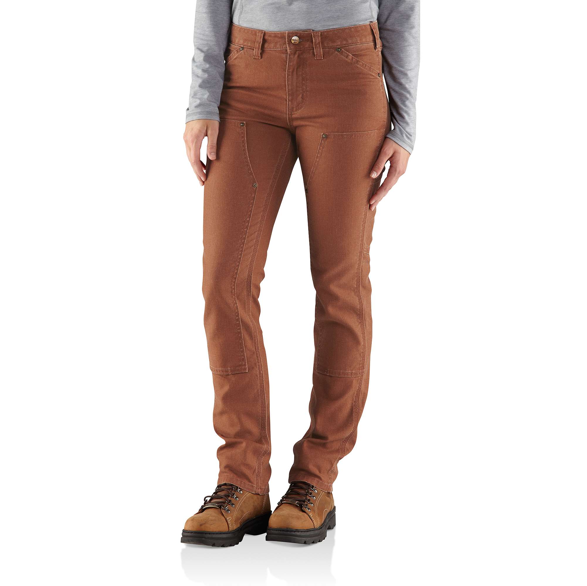 carhartt slim double front dungaree