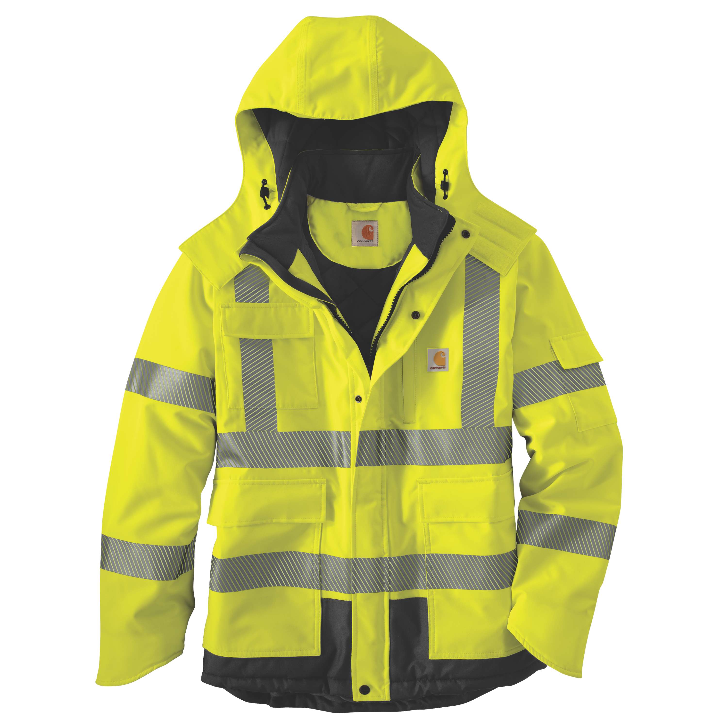 carhartt hi vis hooded sweatshirt