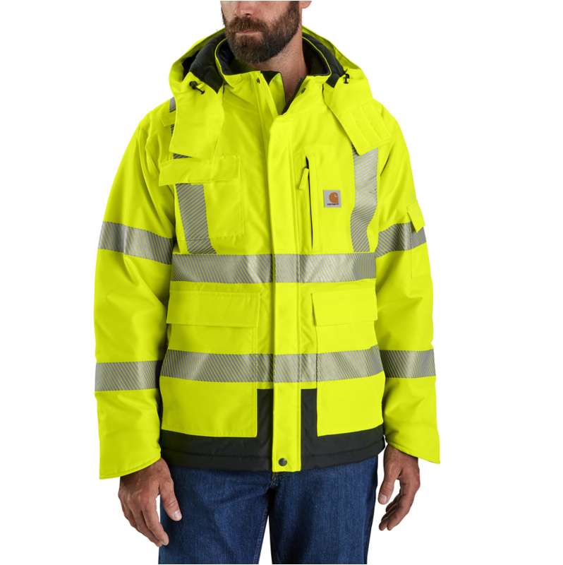 High-Visibility Waterproof Class 3 Sherwood Jacket - 4 Extreme Warmth ...