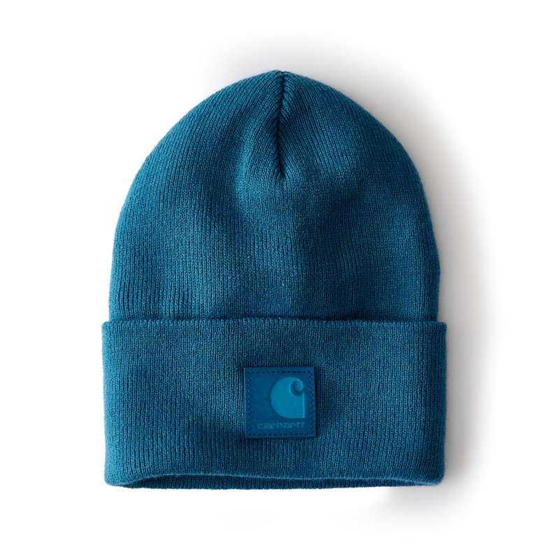 Carhartt  Dark&nbsp;Tranquil&nbsp;Blue Tonal Patch Beanie