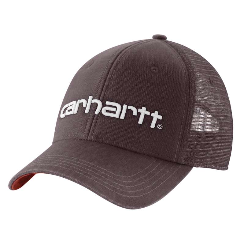 Carhartt  Dark Sepia Canvas Mesh-Back Logo Graphic Cap