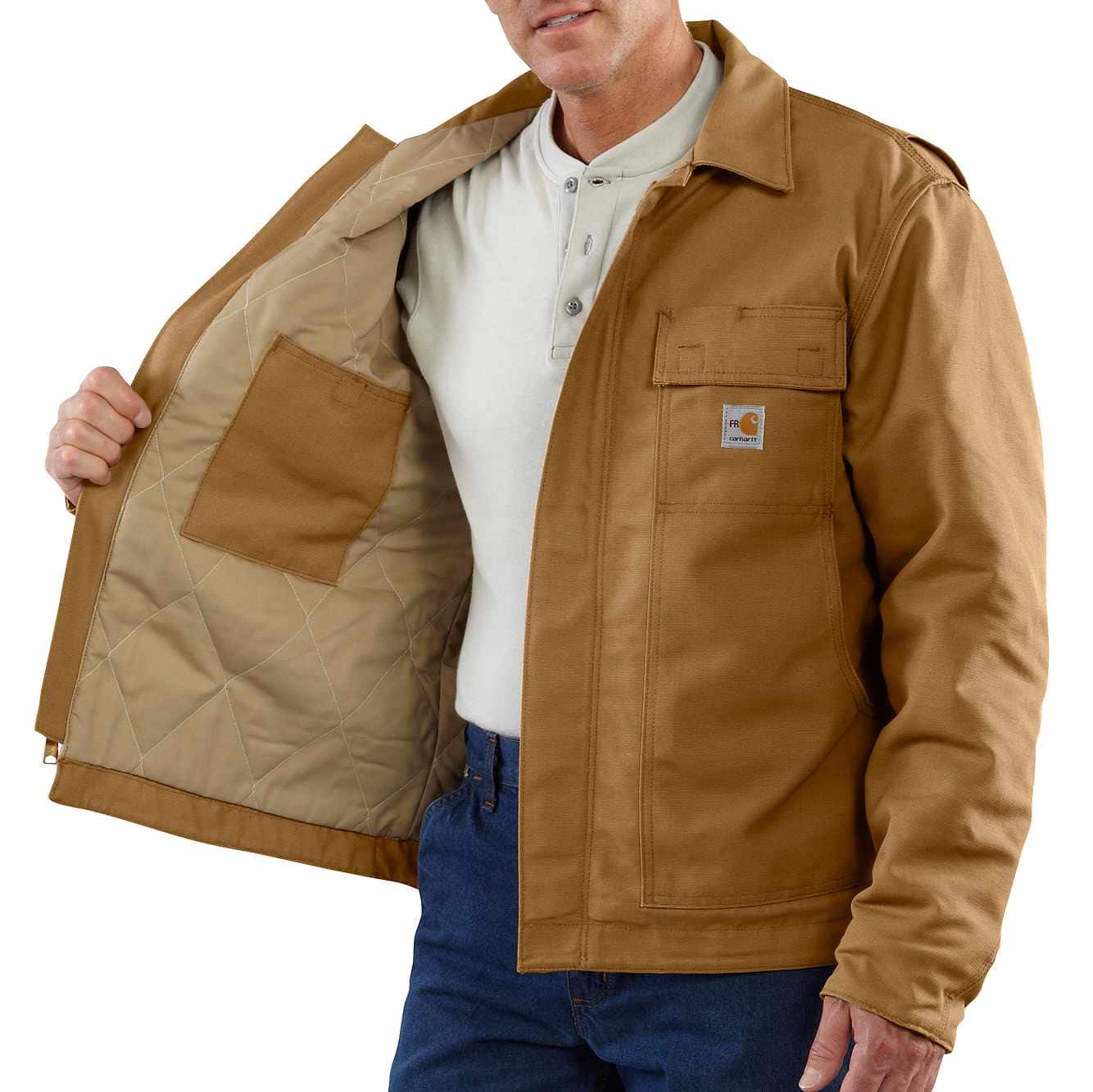 Men's Flame-Resistant Lanyard Access Jacket/Quilt-Lined | Carhartt