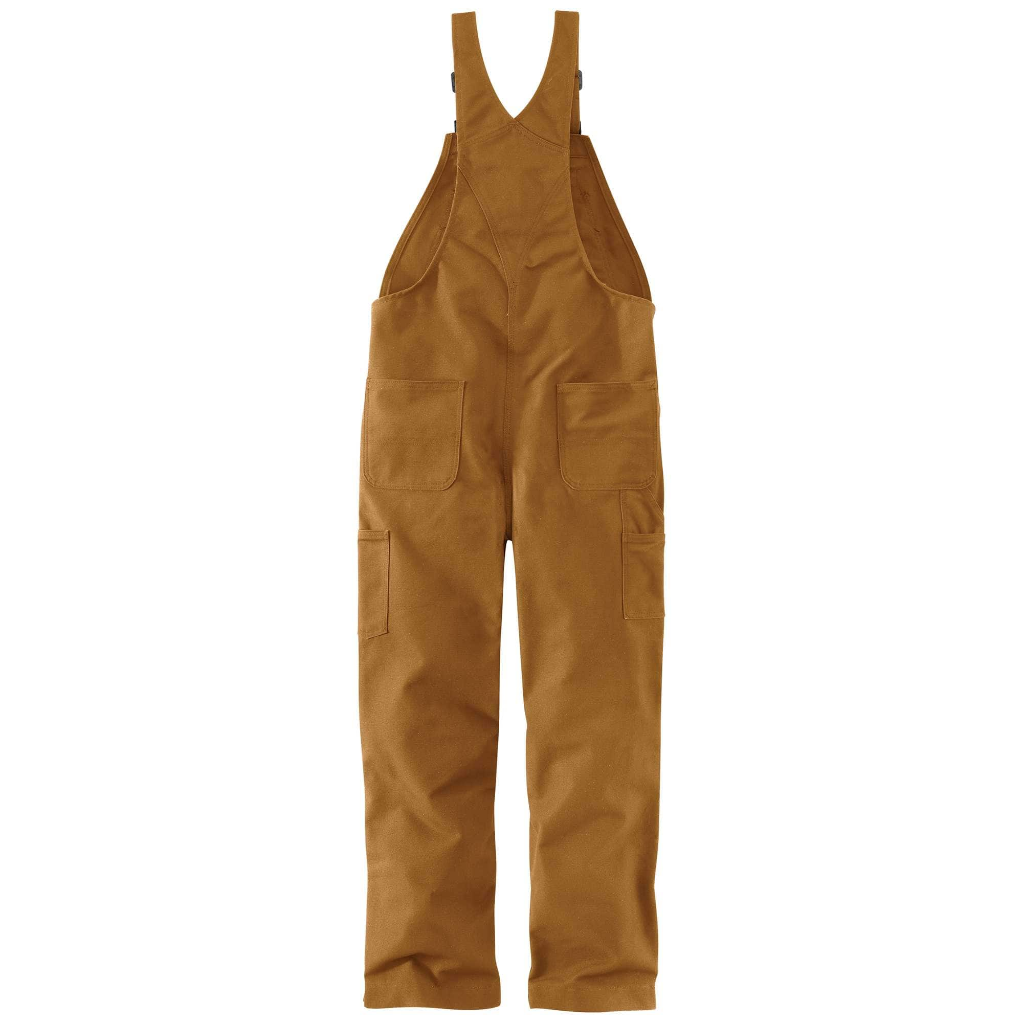 fire retardant denim bib overalls