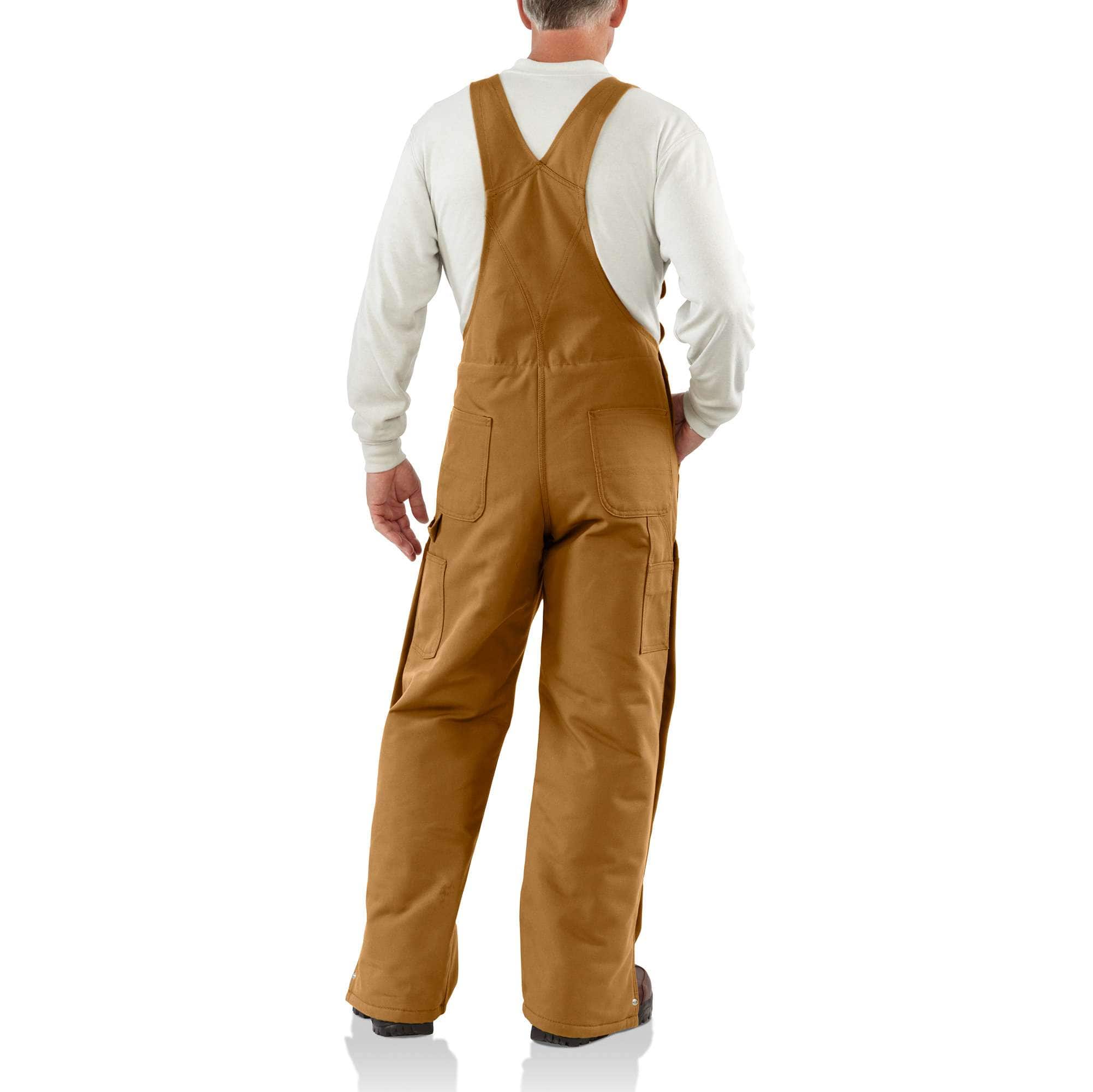 Additional thumbnail 2 of Flame-Resistant Duck Bib Overall/Quilt-Lined - 3 Warmest Rating