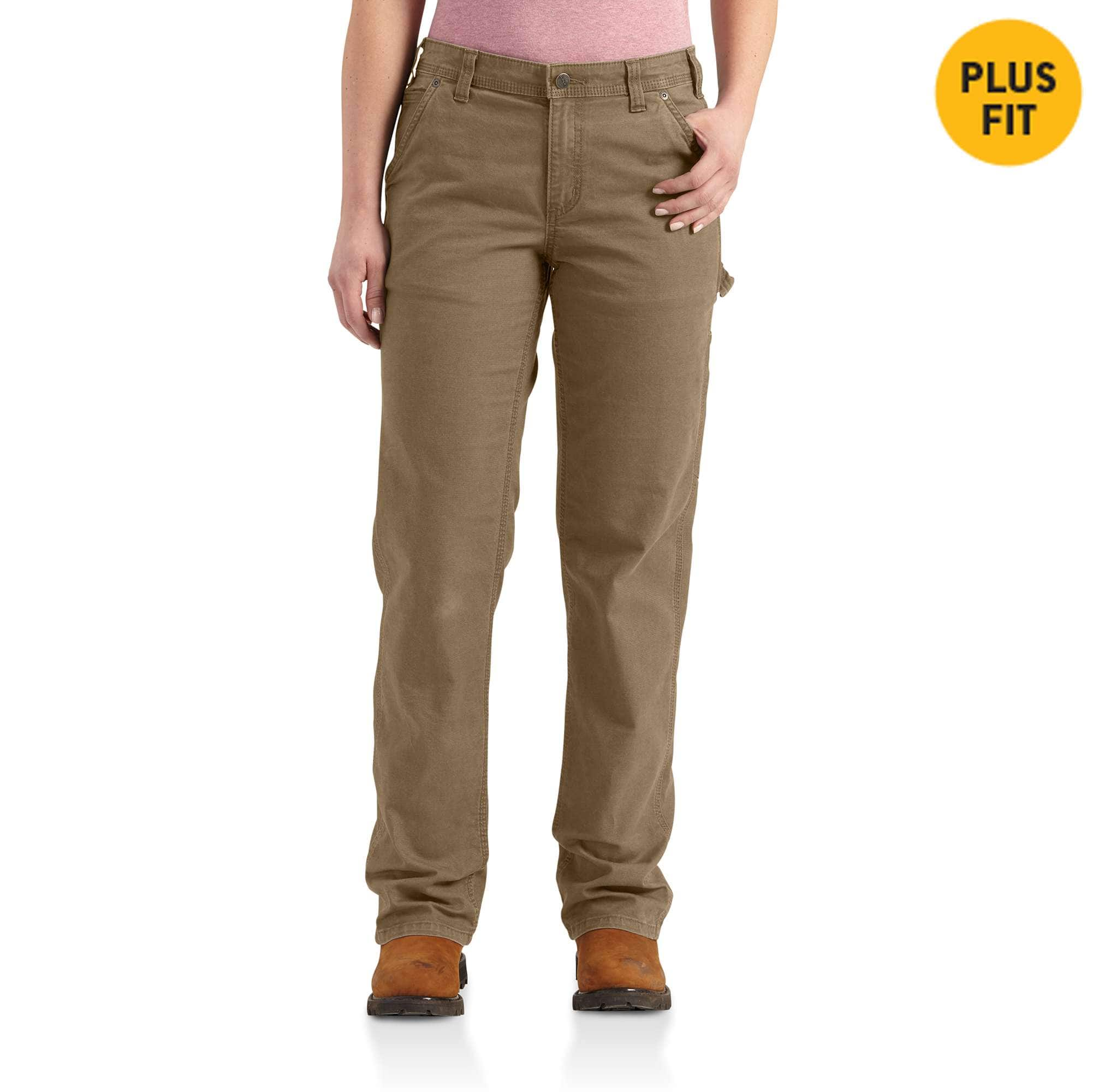 women's plus size cargo work pants