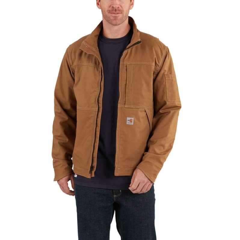 Carhartt  Carhartt Brown Flame-Resistant Full Swing® Quick Duck® Jacket