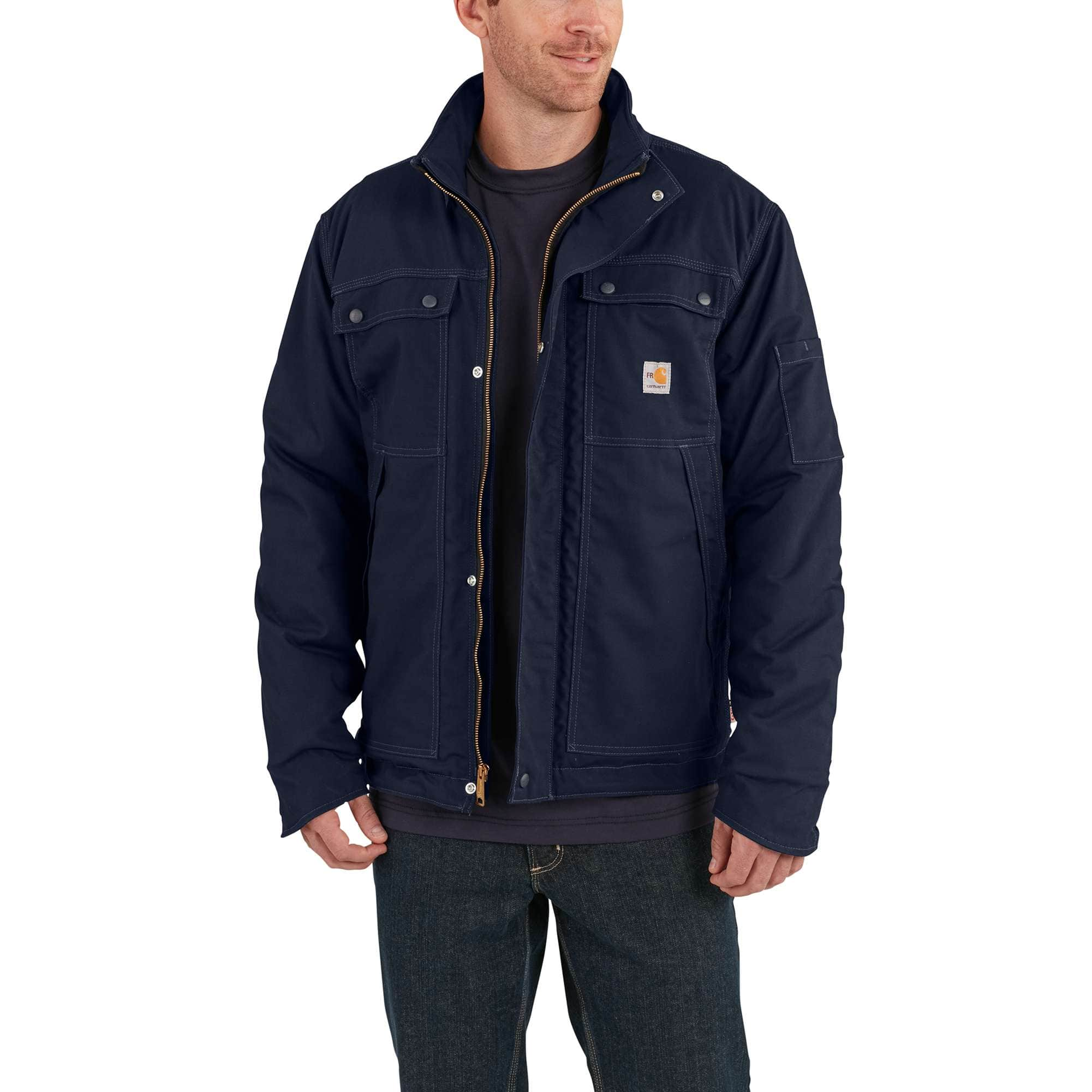 Carhartt Men's Plus Size Jacket - Blue - XXXL