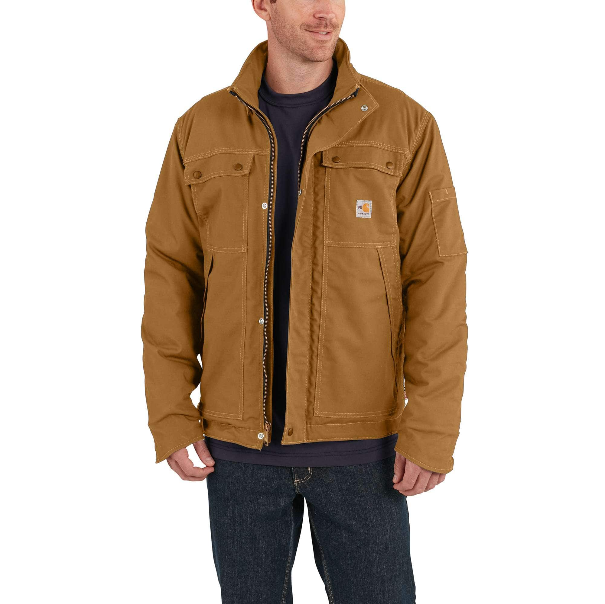 Carhartt Herren Jacke Quick Duck Full Swing Cryder Arbeit Outdoor Kapuze  Wetter