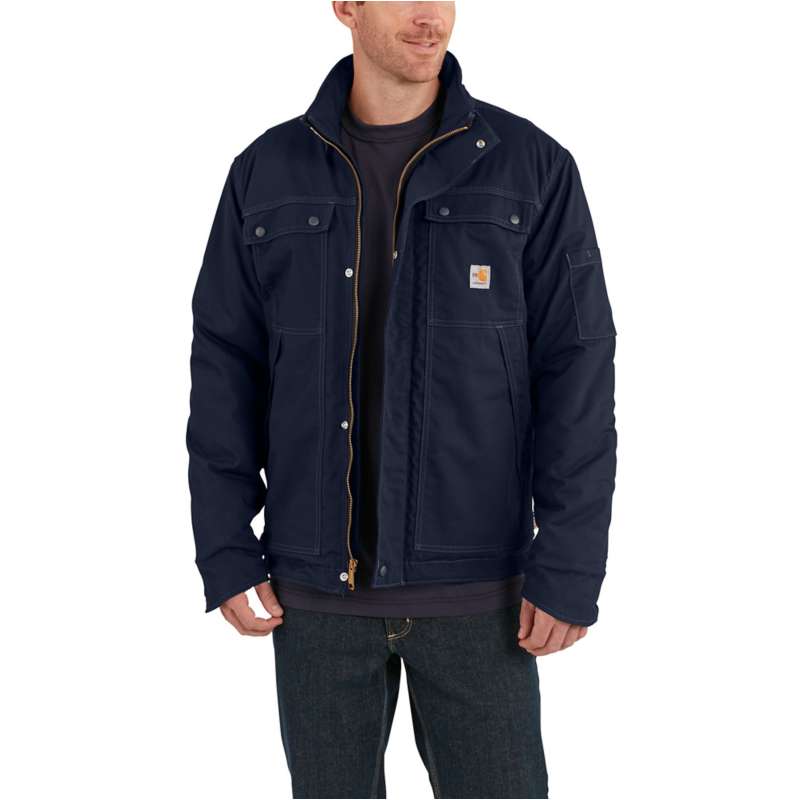 Carhartt  Dark Navy Flame-Resistant Full Swing® Quick Duck® Coat - 3 Warmest Rating