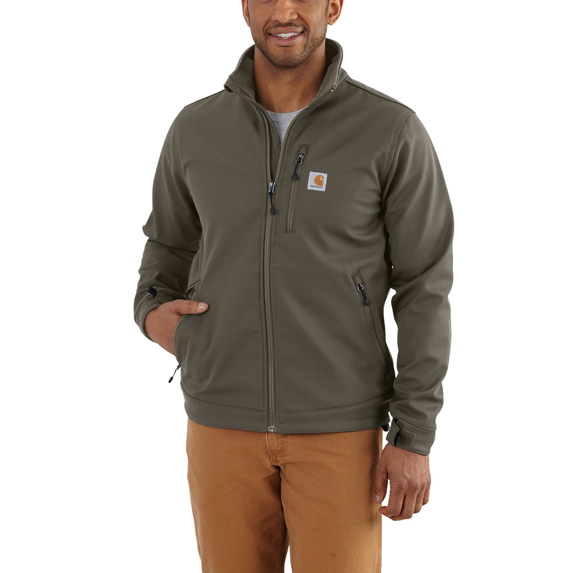 Rain Defender® Relaxed Fit Heavyweight Softshell Jacket | Carhartt