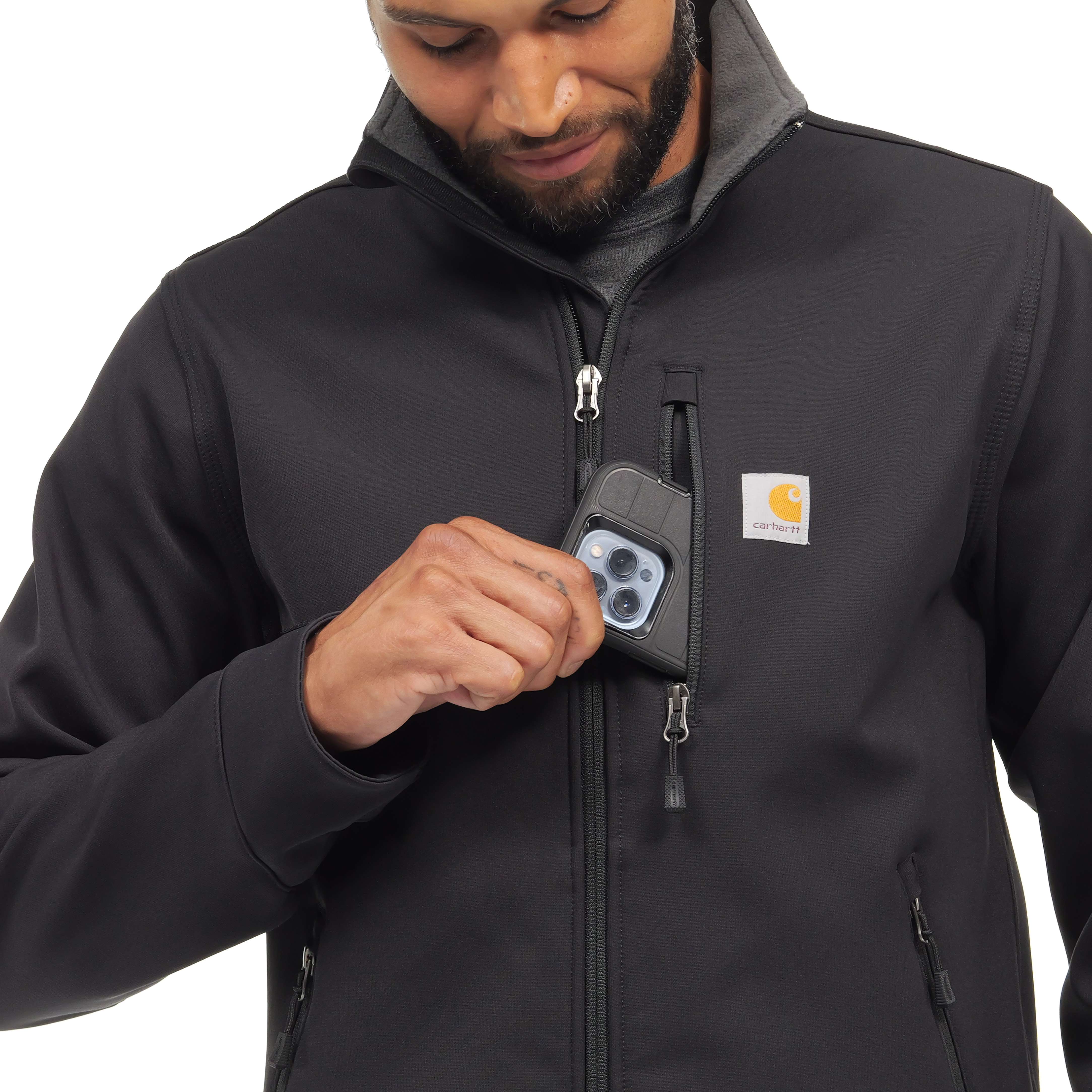 Additional thumbnail 5 of Rain Defender® Relaxed Fit Heavyweight Softshell Jacket - 1 Warm Rating