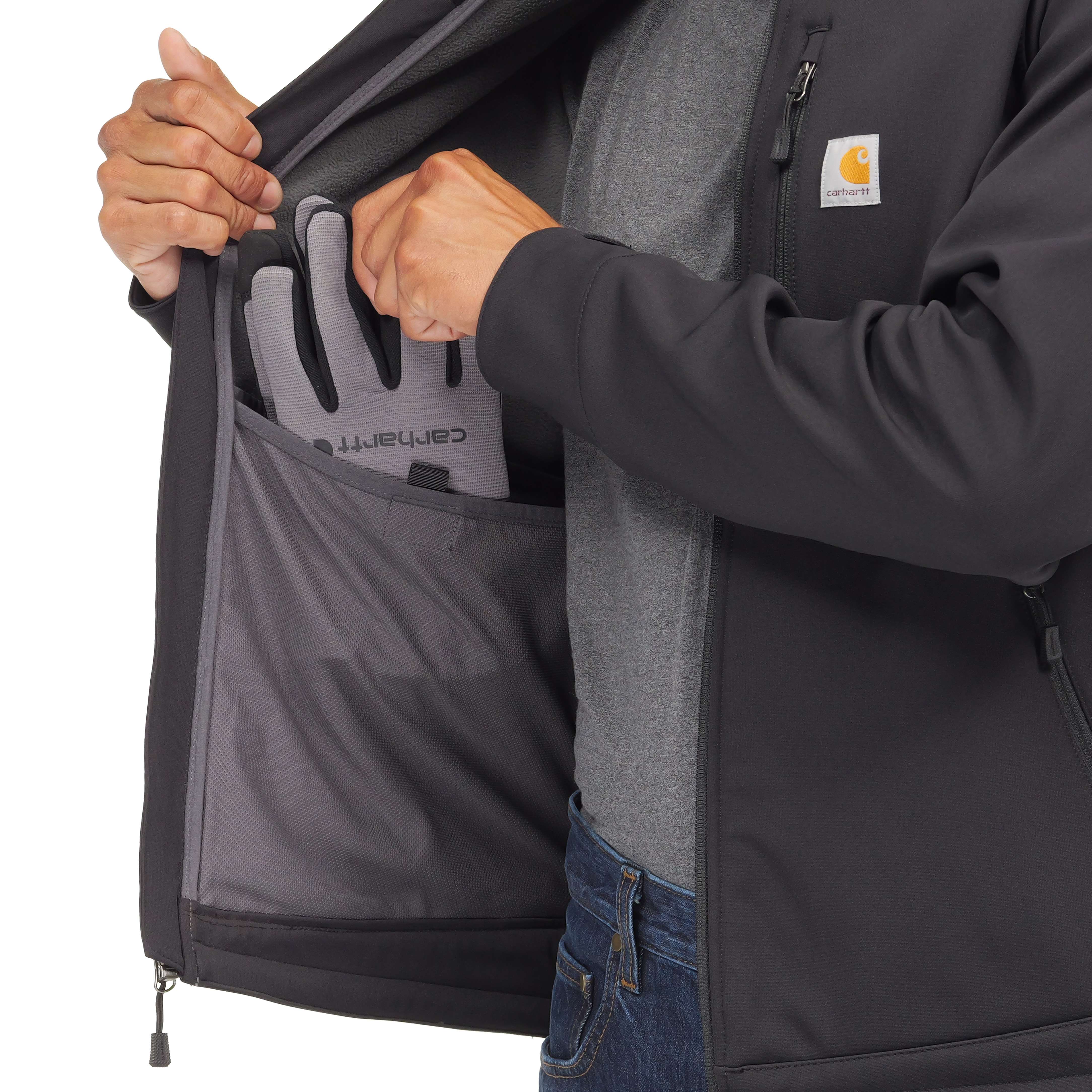 Additional thumbnail 3 of Rain Defender® Relaxed Fit Heavyweight Softshell Jacket - 1 Warm Rating