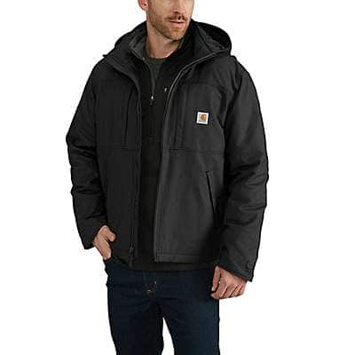 Carhartt Men's Black Full Swing® Loose Fit Quick Duck Insulated Jacket - 3 Warmest Rating