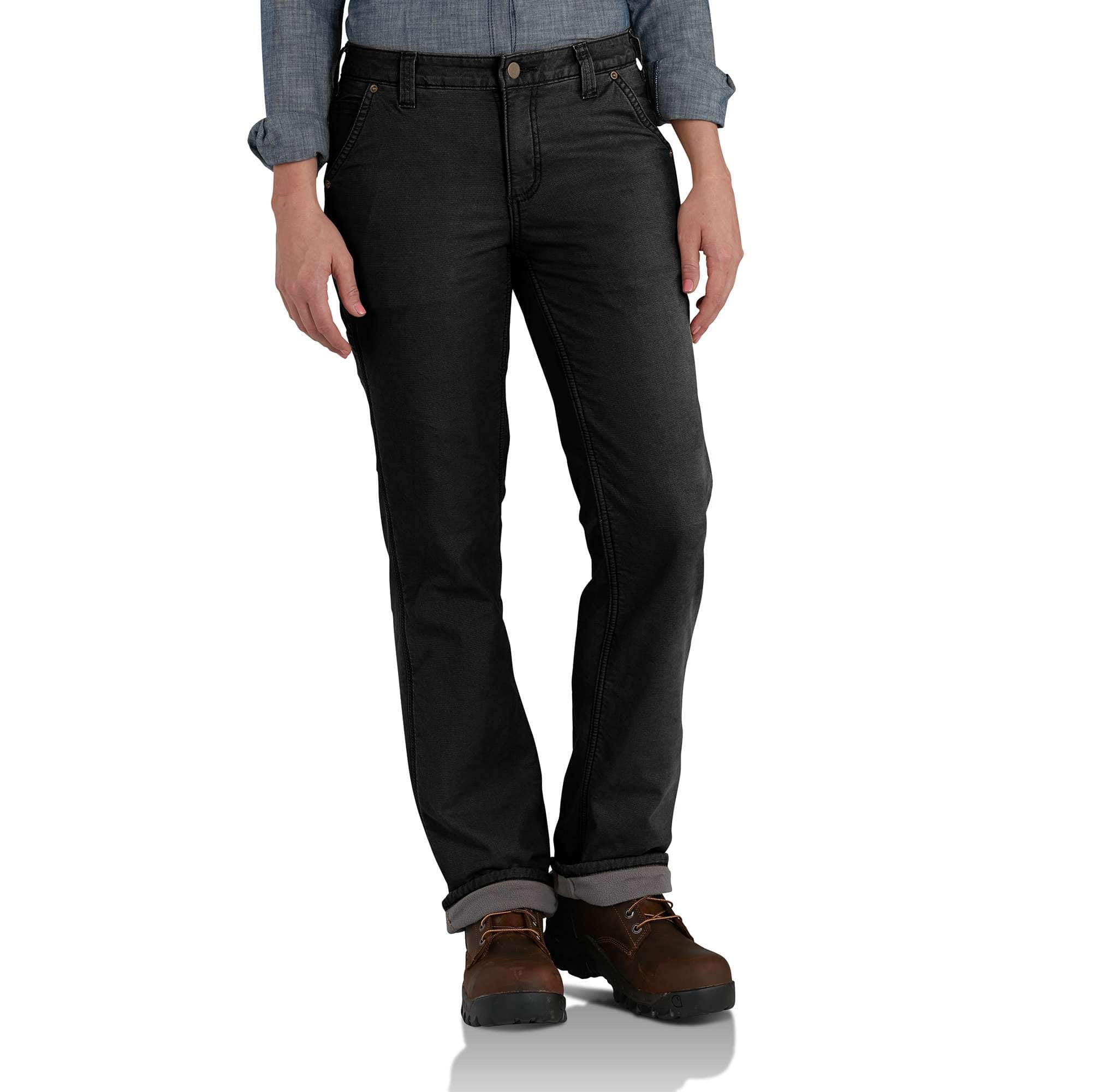carhartt fleece lined crawford pants