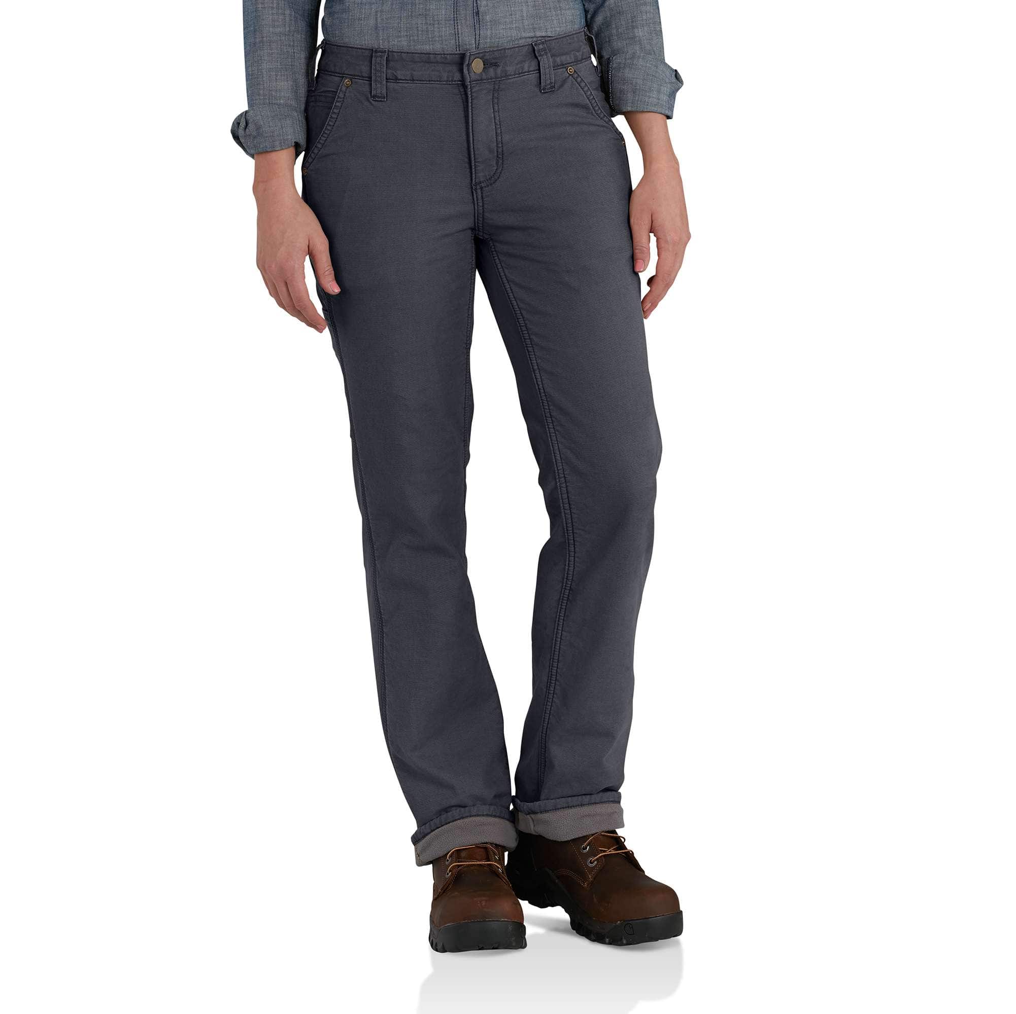 carhartt flannel lined pants womens