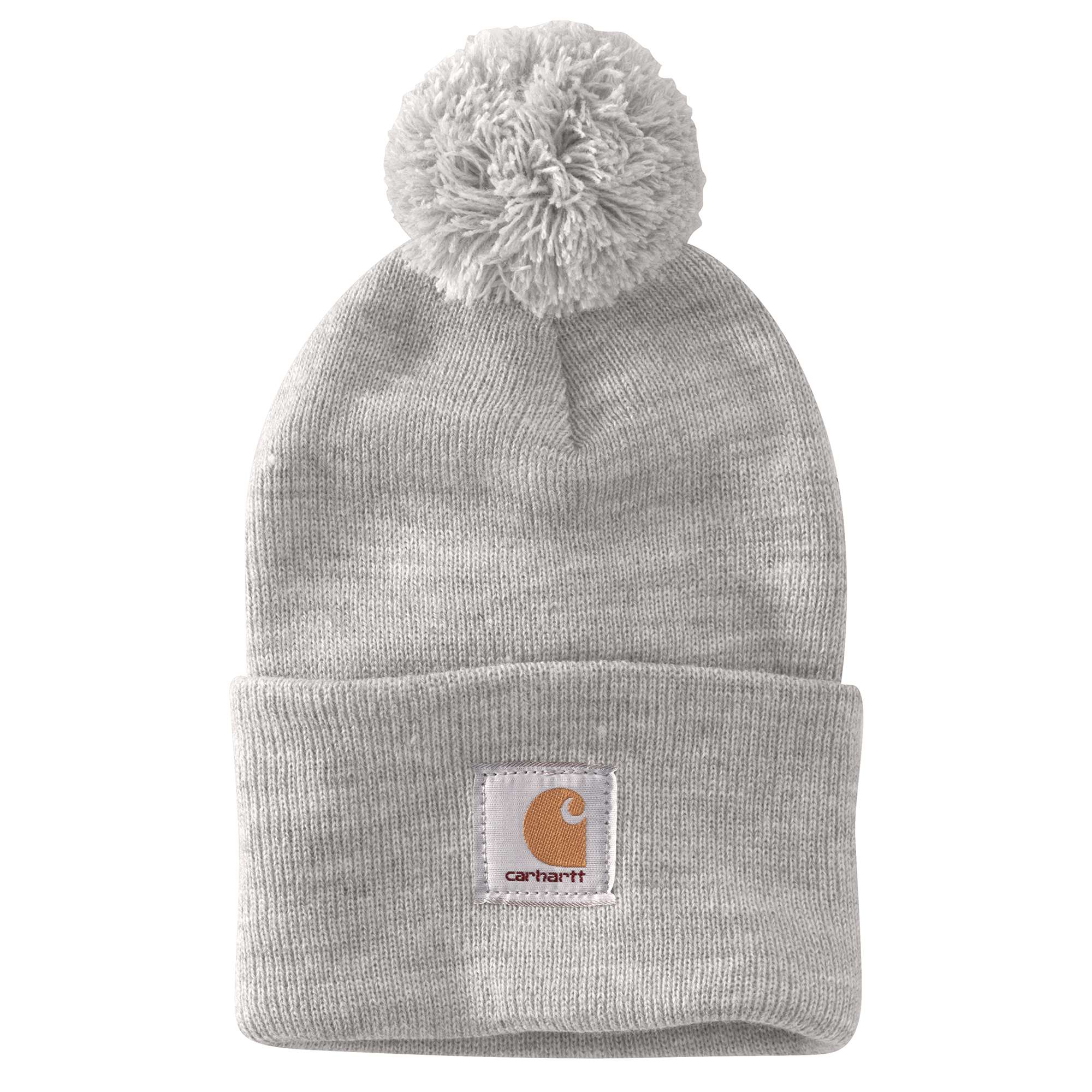 grey pom pom hat