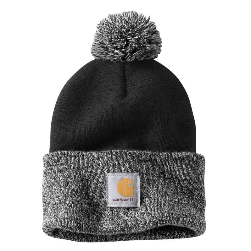 Women S Knit Pom Pom Cuffed Beanie Os Carhartt