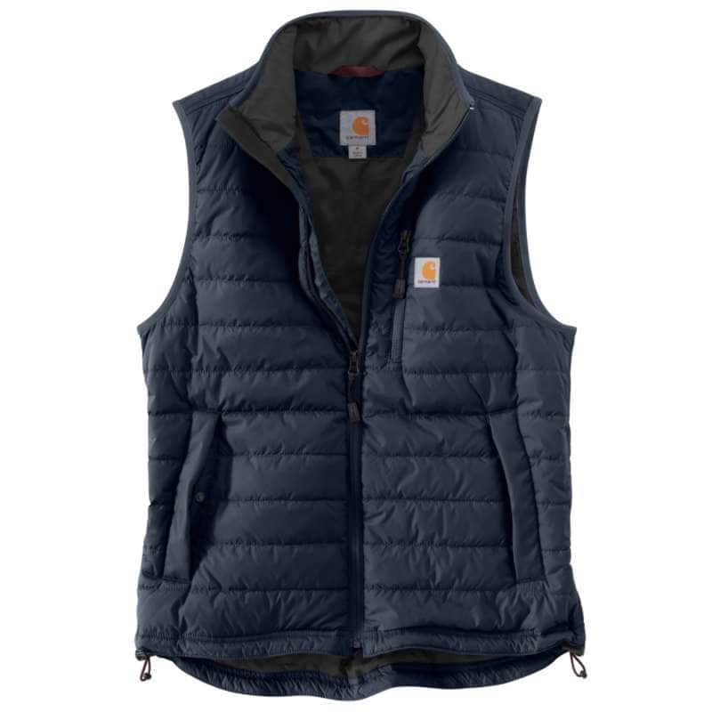 Relaxed Fit Firm Duck Insulated Rib Collar Vest