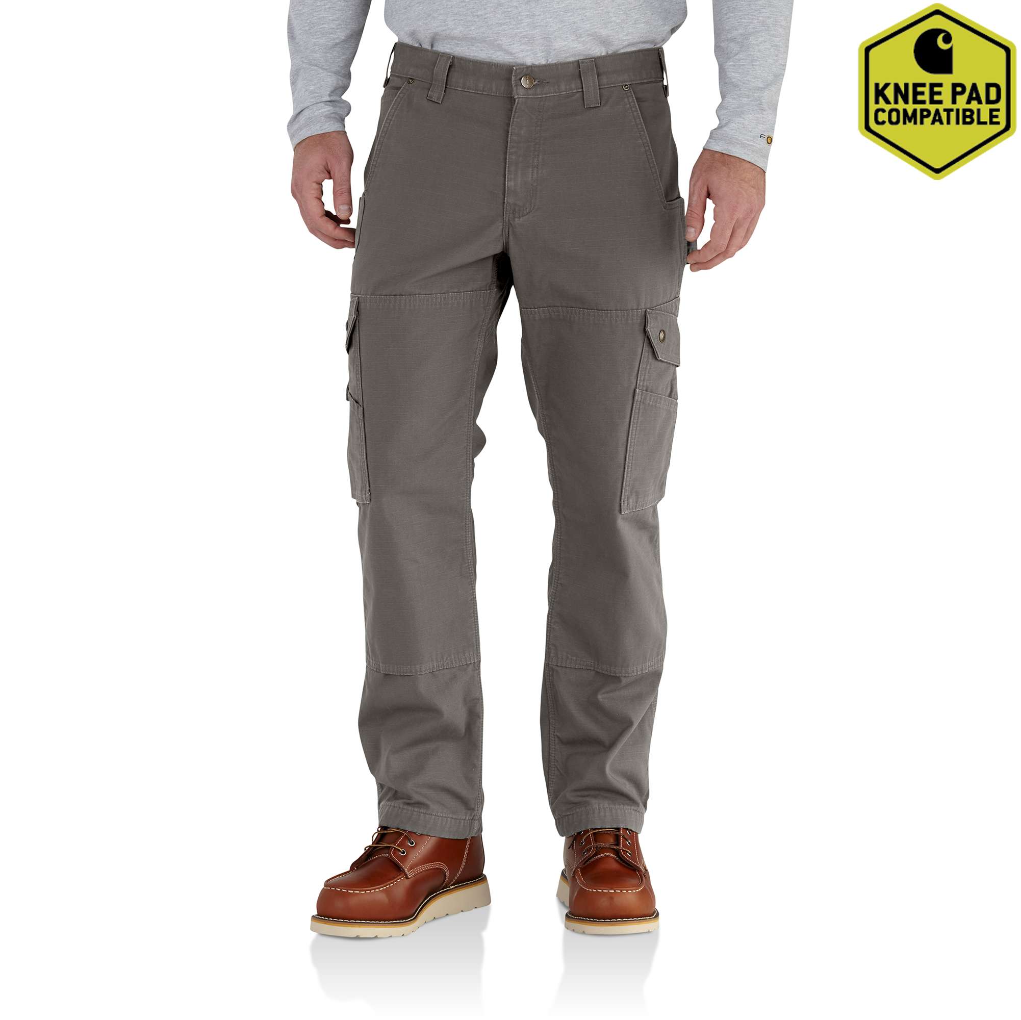ripstop flannel lined cargo work pant