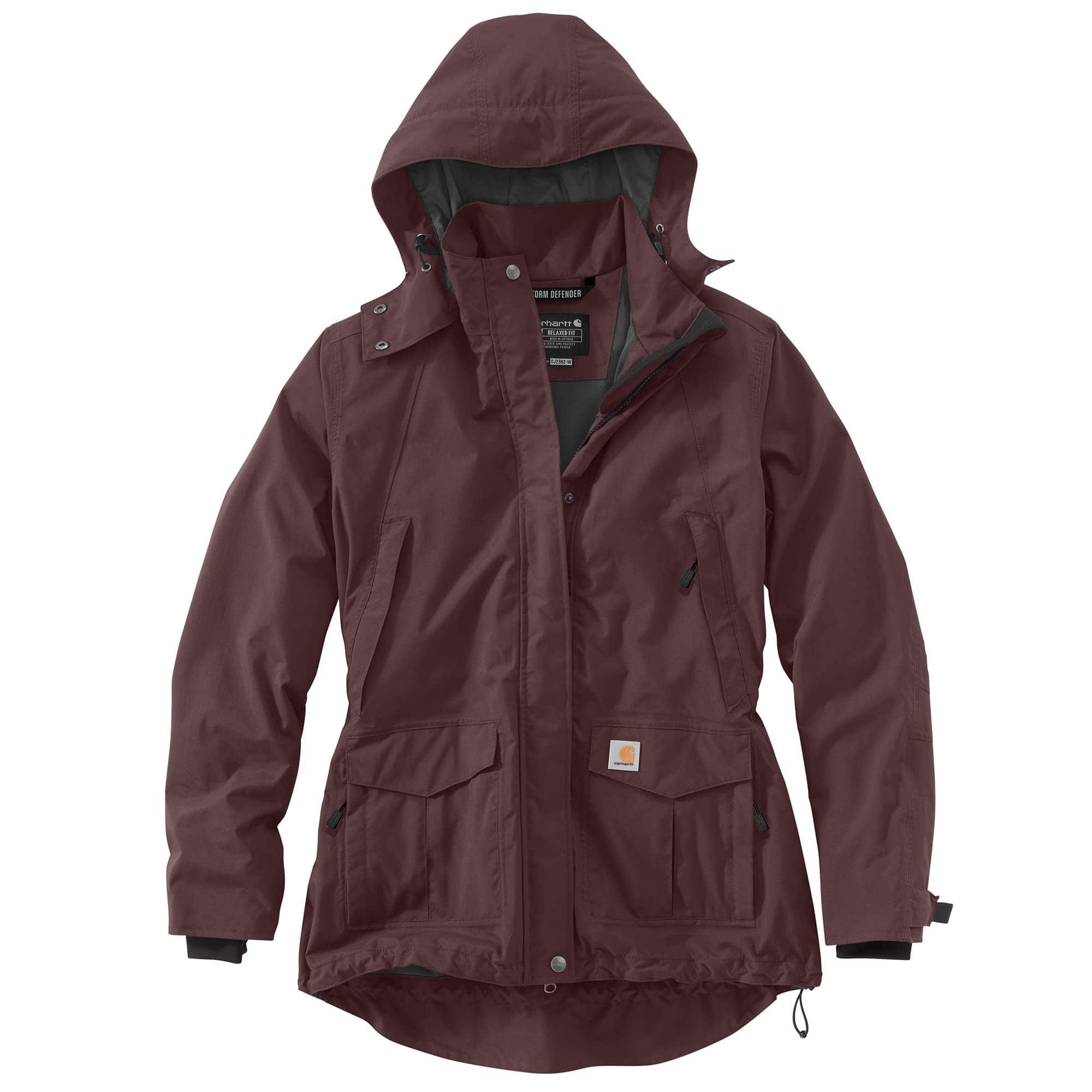 Carhartt - Rain Defender or Storm Defender? Rain Defender is built with  durable, water repellent tech that forces water to bead up and roll off.  Storm Defender is built with waterproof, breathable