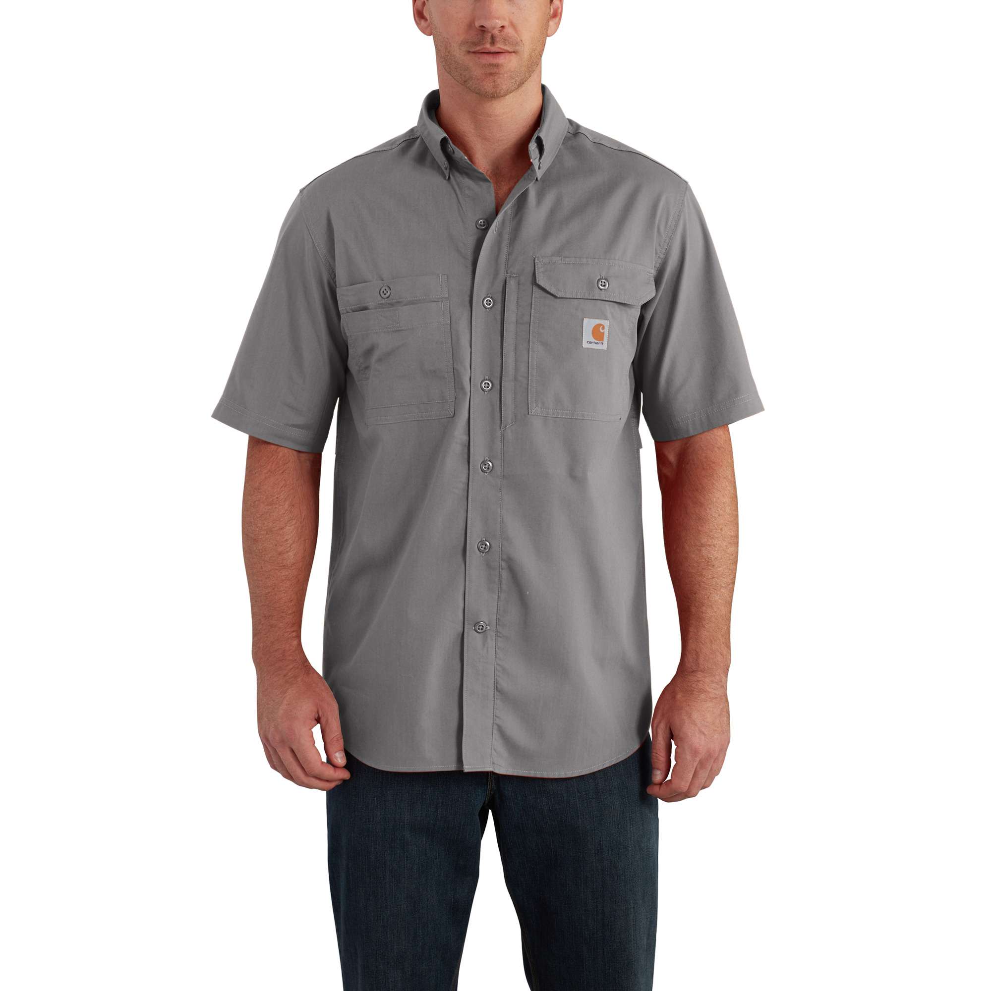 Additional thumbnail 1 of Carhartt Force® Ridgefield Solid Short Sleeve Shirt