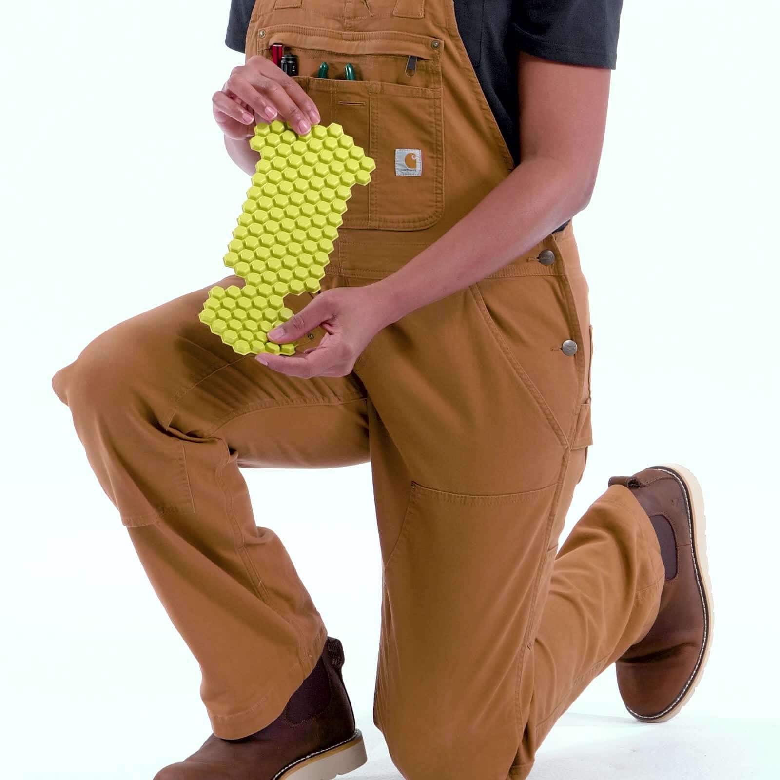 Additional thumbnail 2 of Rugged Flex™ Loose Fit Canvas Bib Dungarees