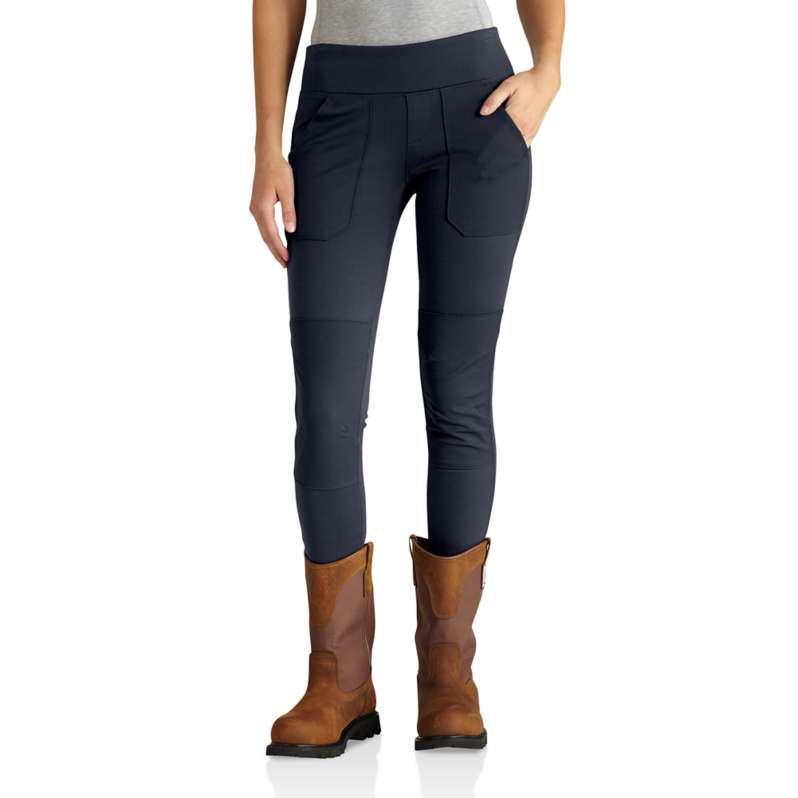 Carhartt  Navy Women's Force Fitted Midweight Utility Legging