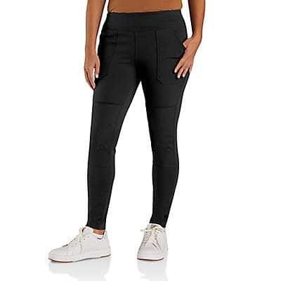 Carhartt Women's Black Force Fitted Midweight Utility Legging