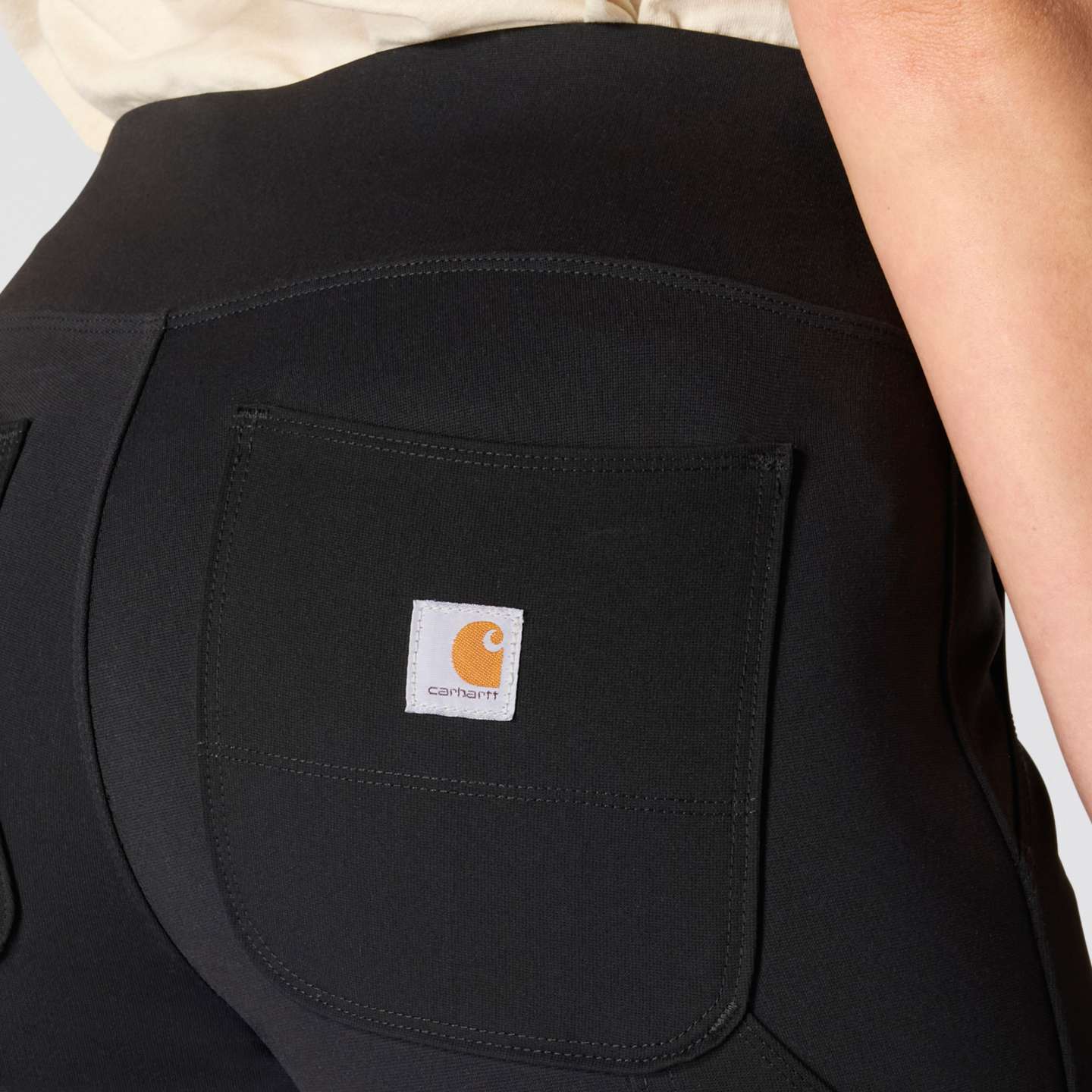 Женские леггинсы Carhartt Force Midweight Legging, цвет: Чёрный — фото 3