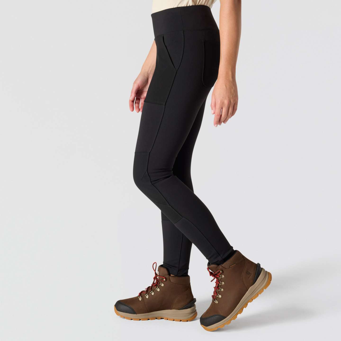 Женские леггинсы Carhartt Force Midweight Legging, цвет: Чёрный — фото 4