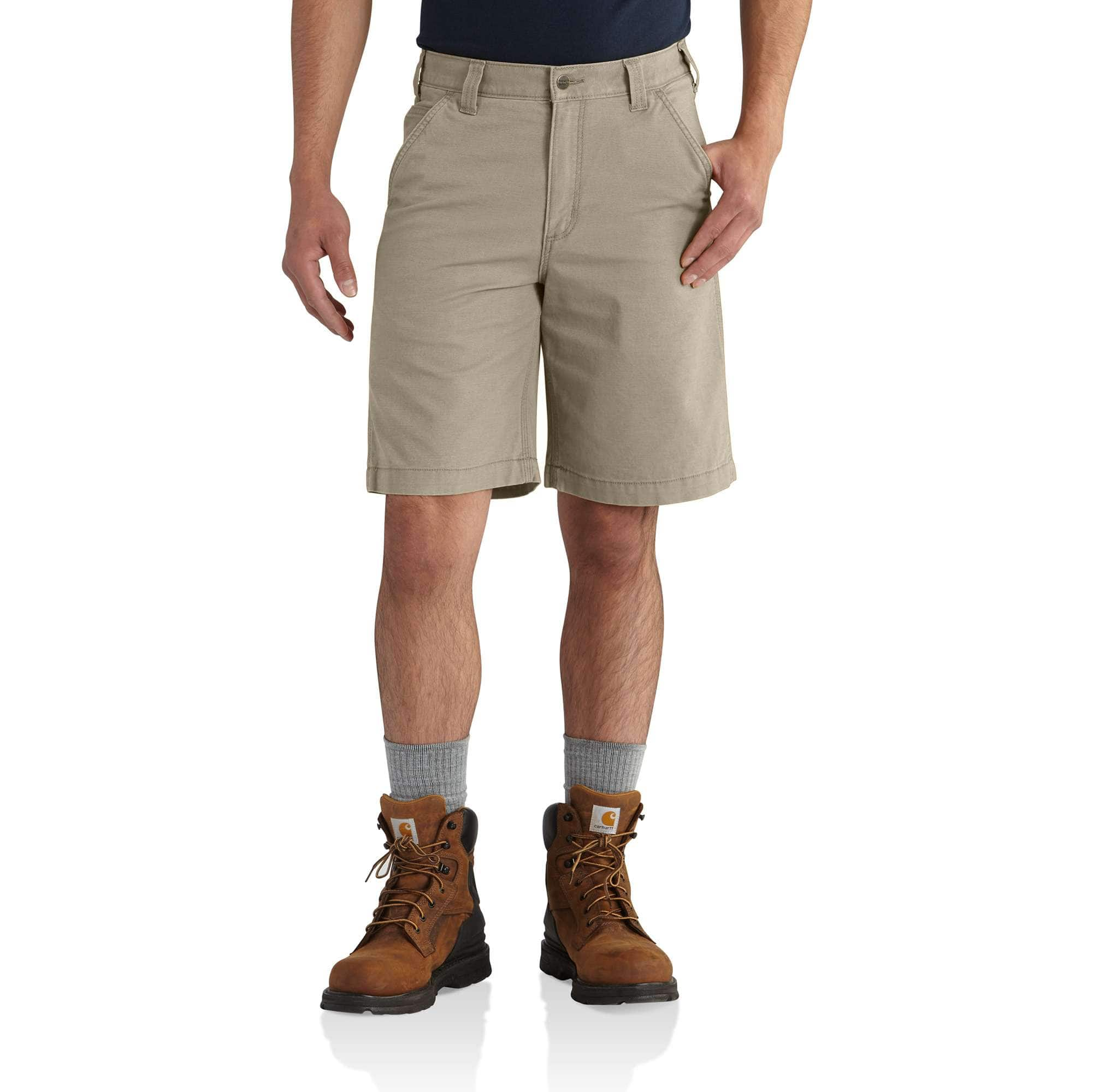 Carhartt Men's Hickory Rugged Flex® Relaxed Fit Canvas Work Short