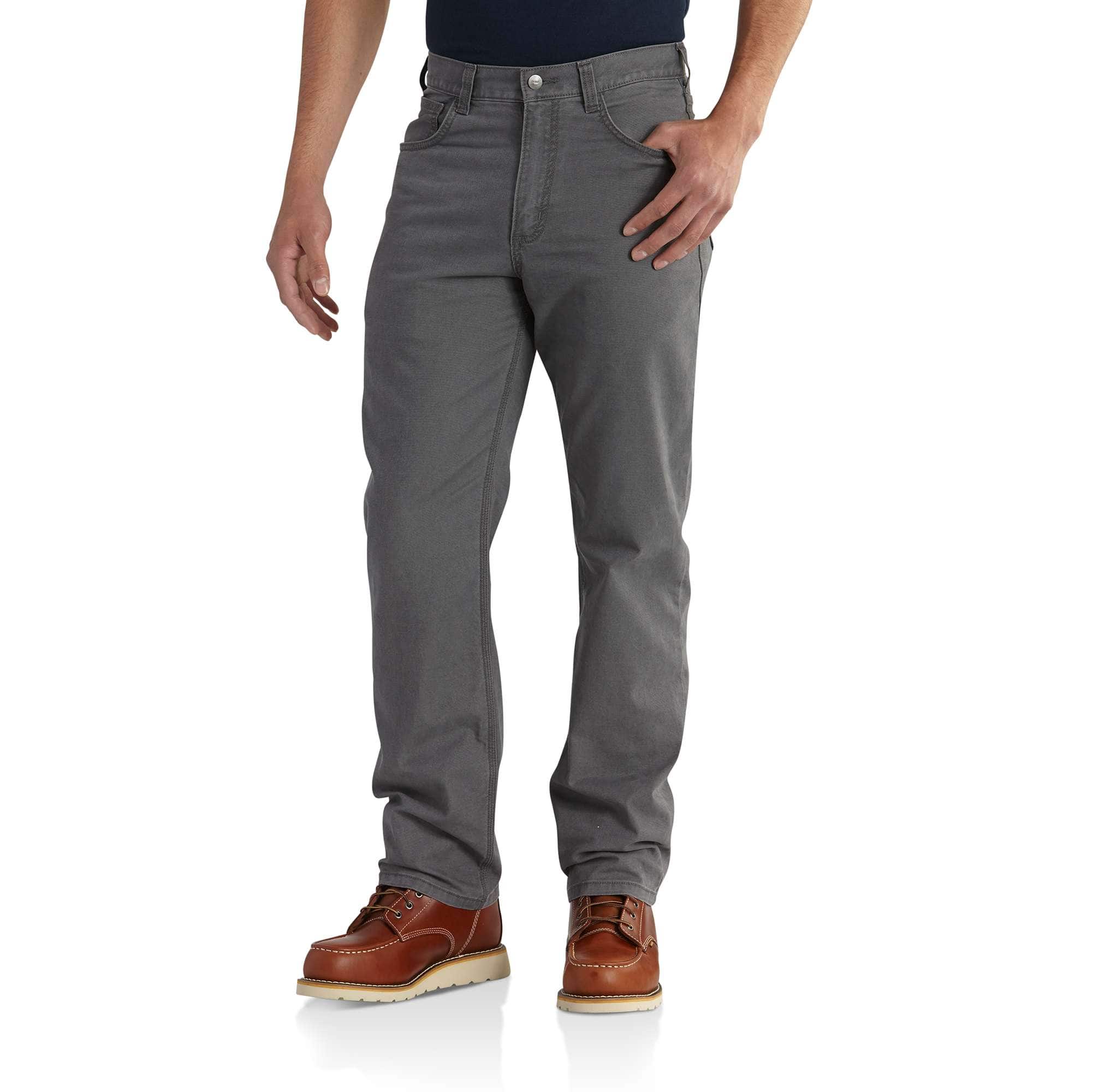 Blue Mountain Relaxed Fit Mid-Rise 5-Pocket Canvas Pants at