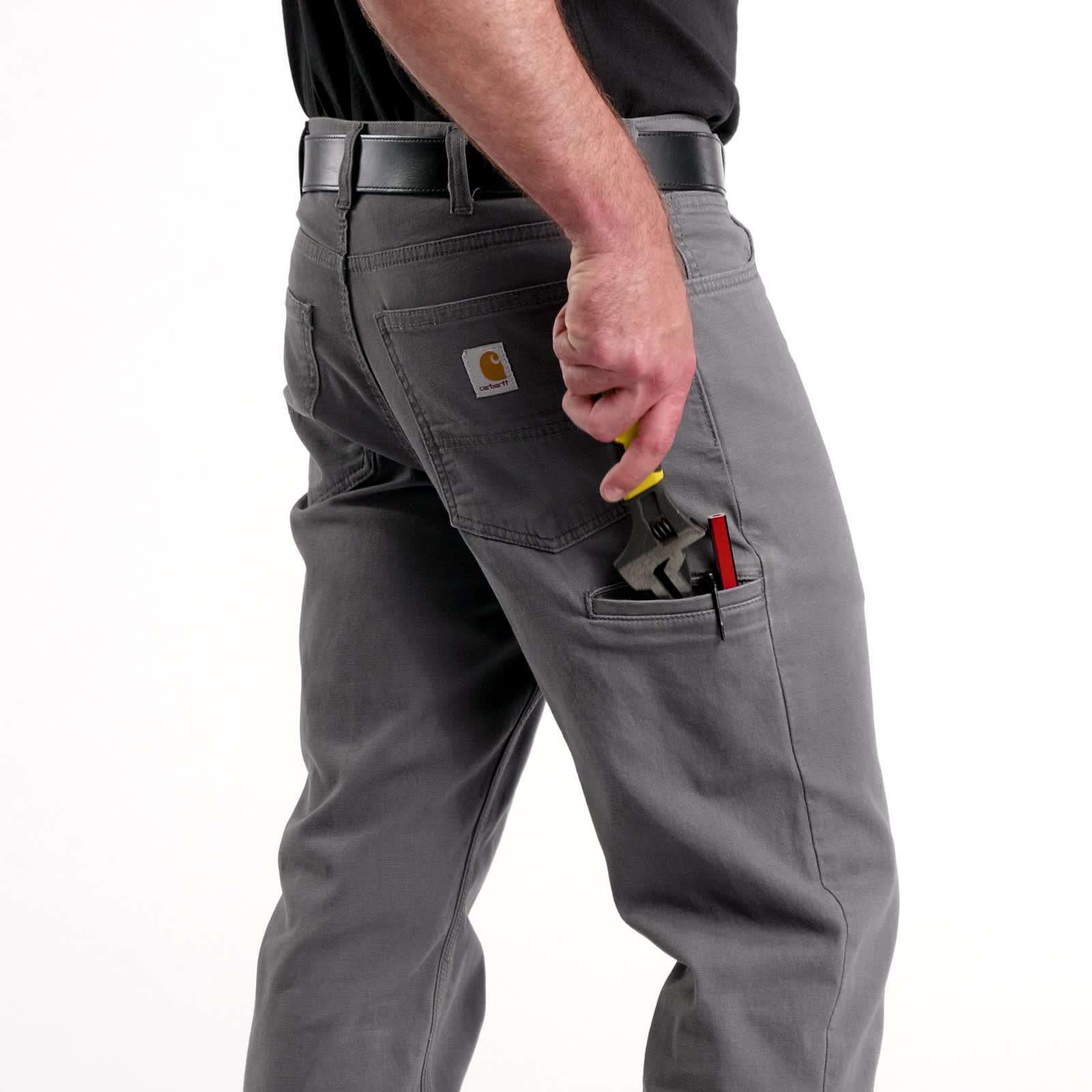 Additional thumbnail 2 of Men's 5-Pocket Pant - Relaxed Fit - Rugged Flex® - Canvas