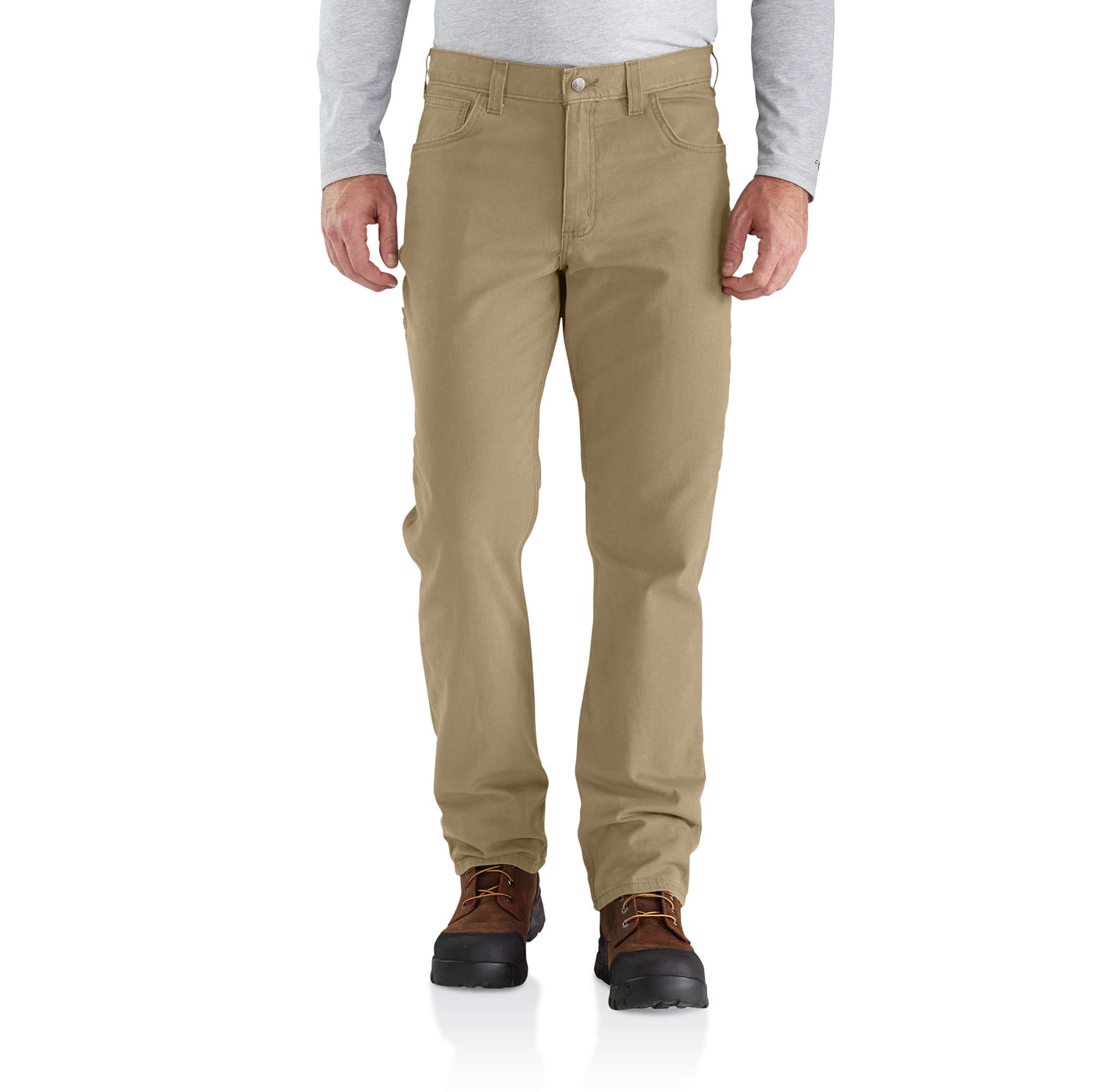 Relaxed Fit Straight Leg Cargo Work Pants, Men's Pants