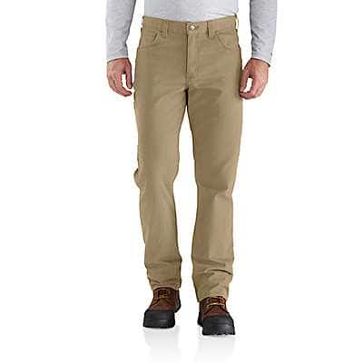 Carhartt Men's Hickory Rugged Flex® Relaxed Fit Canvas 5-Pocket Work Pant
