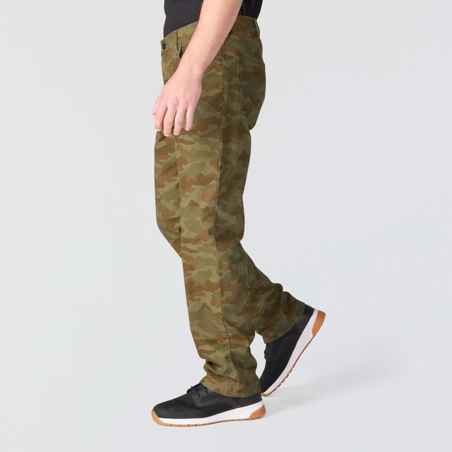 Мужские брюки Carhartt Relaxed Straight Rigby Pant, цвет: Армейский зелёный камуфляжный — фото 6