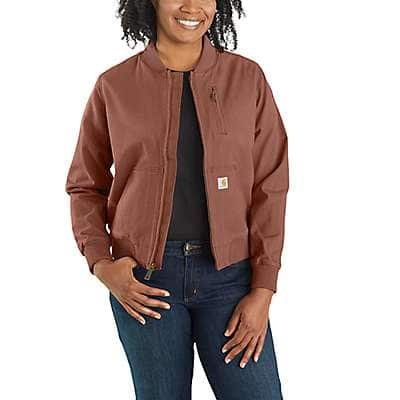 Carhartt Women's Nutmeg Rugged Flex® Relaxed Fit Canvas Jacket