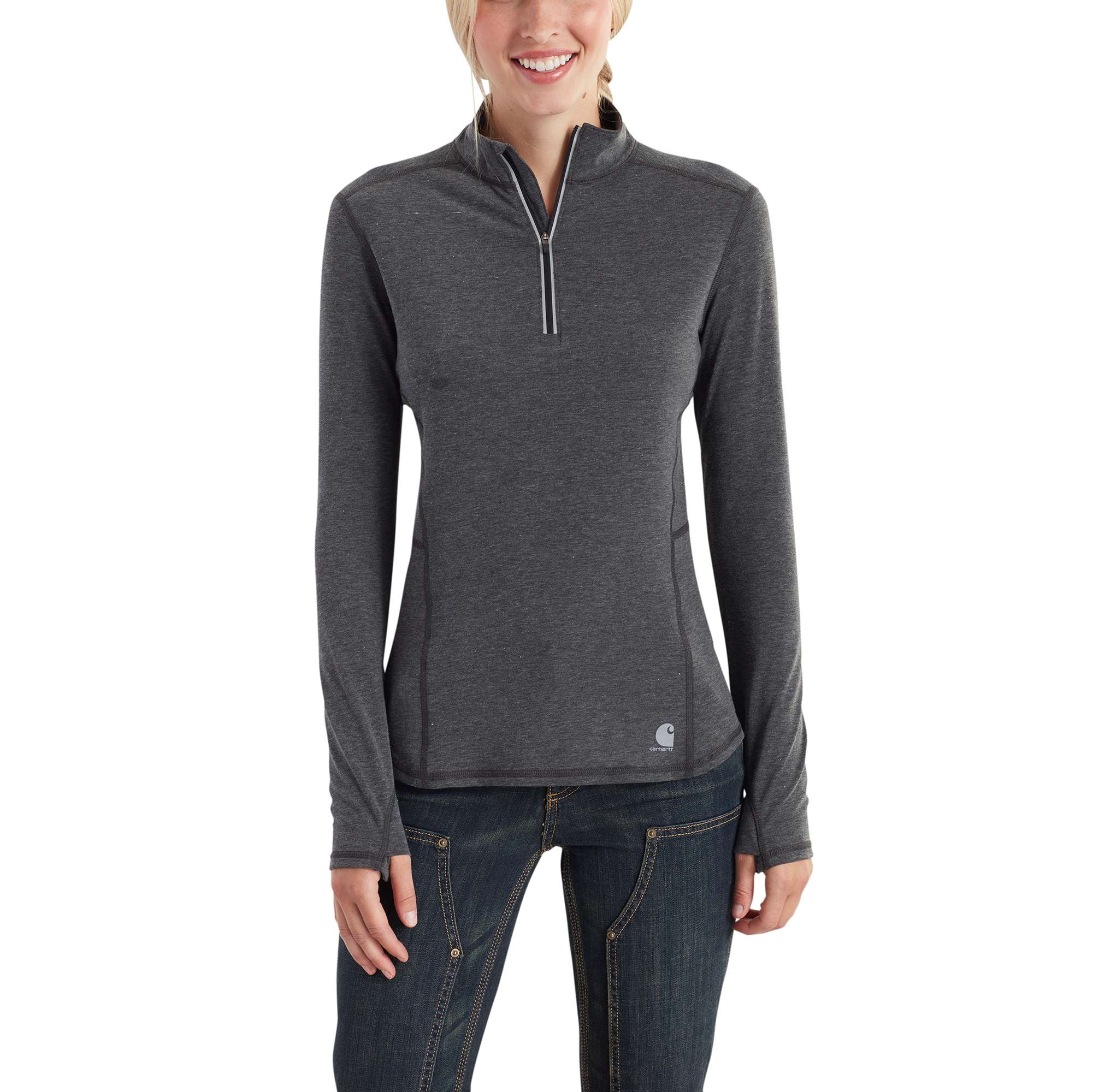 carhartt quarter zip womens