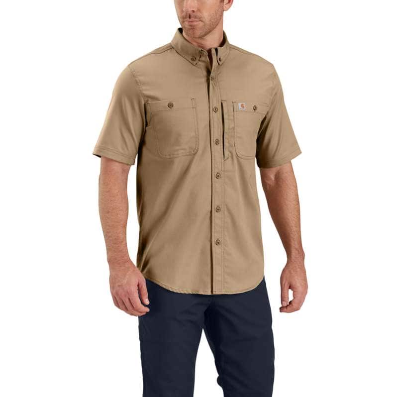 Carhartt  Dark Khaki Rugged Professional™ Series Short-Sleeve Shirt