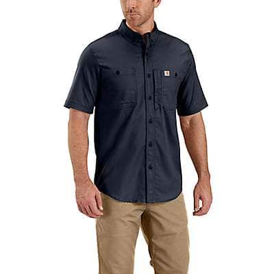 Carhartt Men's Navy Rugged Professional™ Series Short-Sleeve Shirt