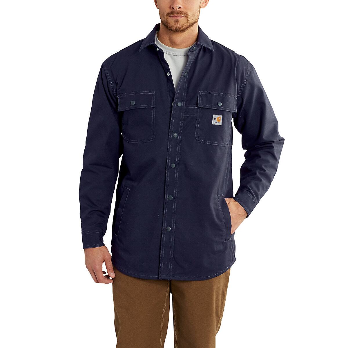Men's Flame-Resistant Full Swing® Quick Duck® Shirt Jac | Carhartt