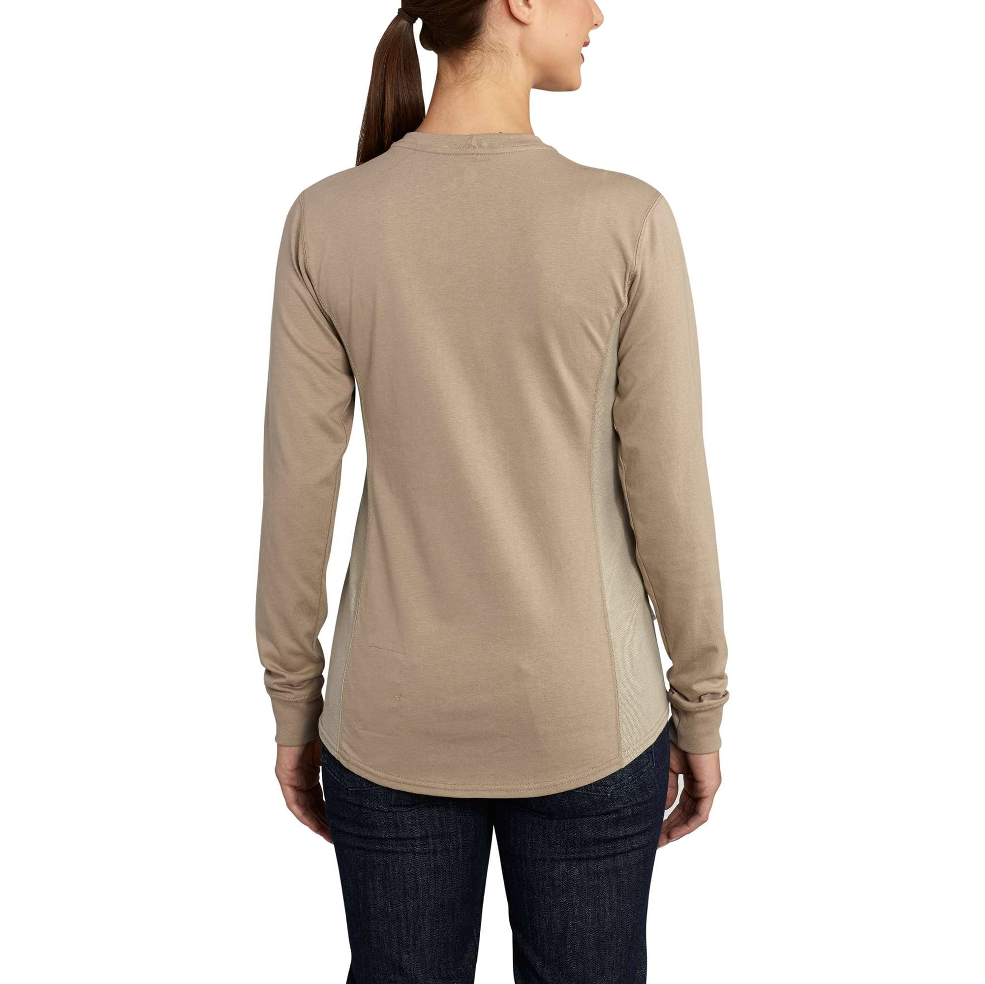 Additional thumbnail 2 of Women's Flame-Resistant Force Cotton Long-Sleeve Crewneck T-Shirt