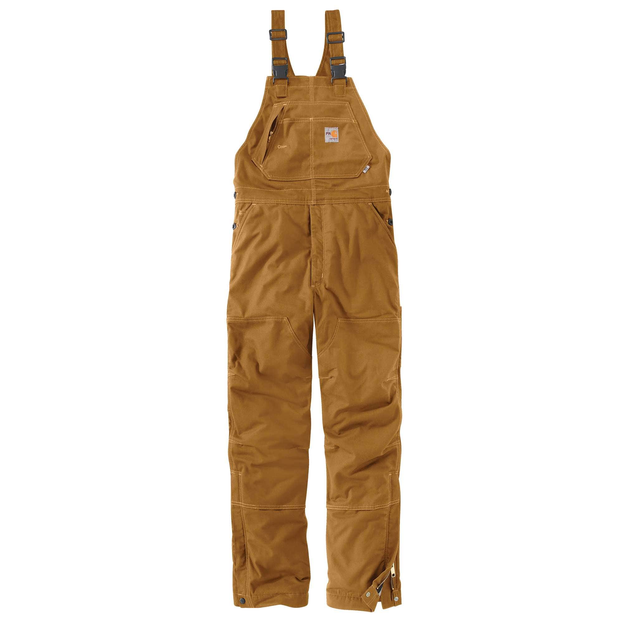 Flame-Resistant Quick Duck® Quilt-Lined Bib Overall | Carhartt
