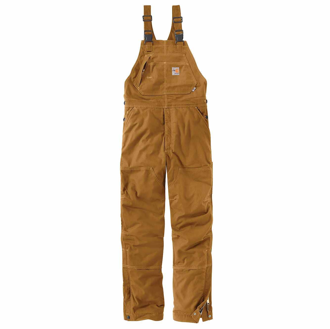 Flame-Resistant Quick Duck® Quilt-Lined Bib Overall | Carhartt Company Gear