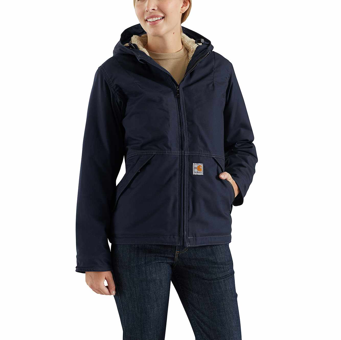 Women's Full Swing® Quick Duck® Sherpa-Lined Flame-Resistant Jacket ...