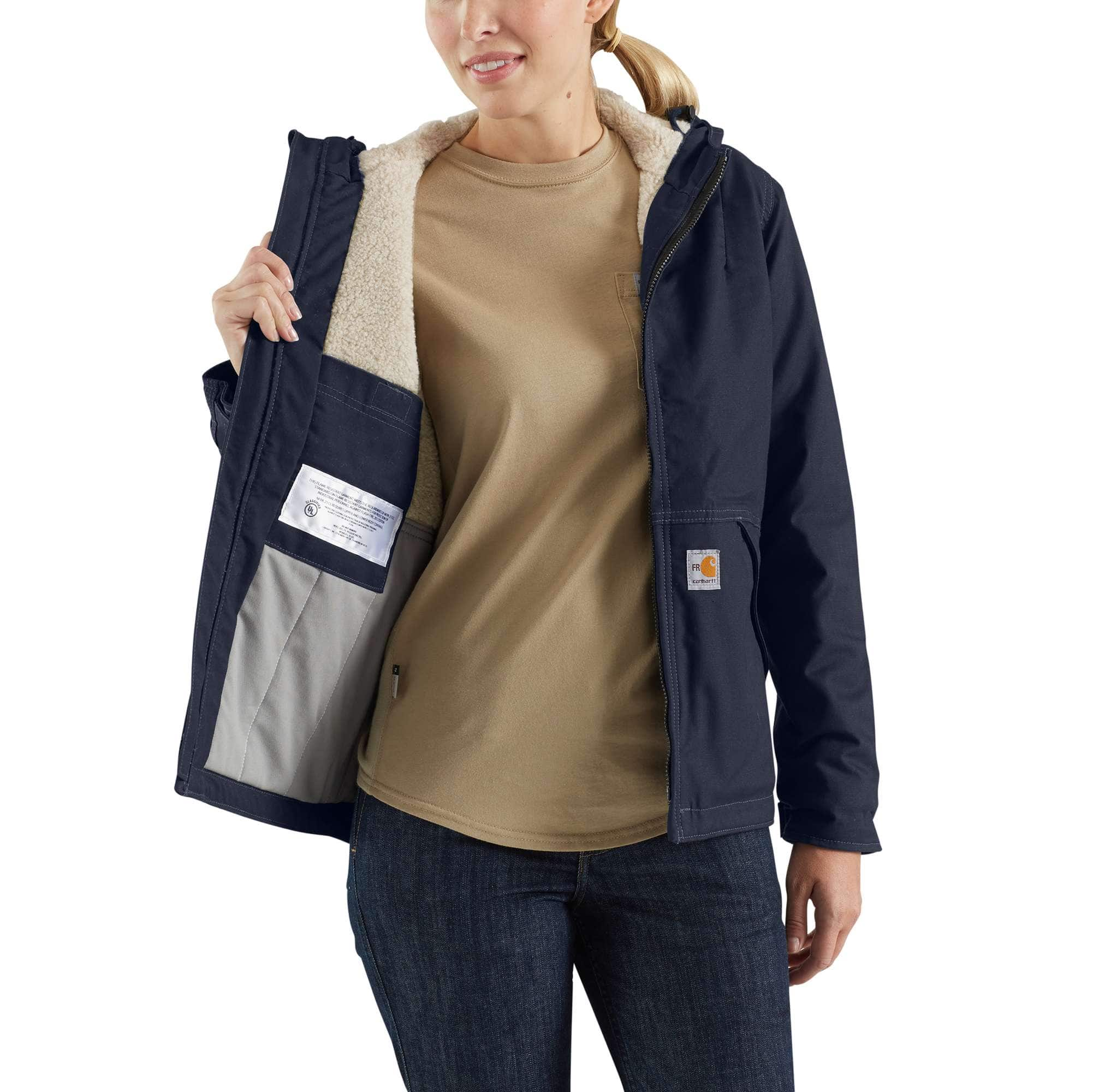 Women's Flame-Resistant Full Swing® Quick Duck® Jacket/Sherpa-Lined - 3 Warmest Rating