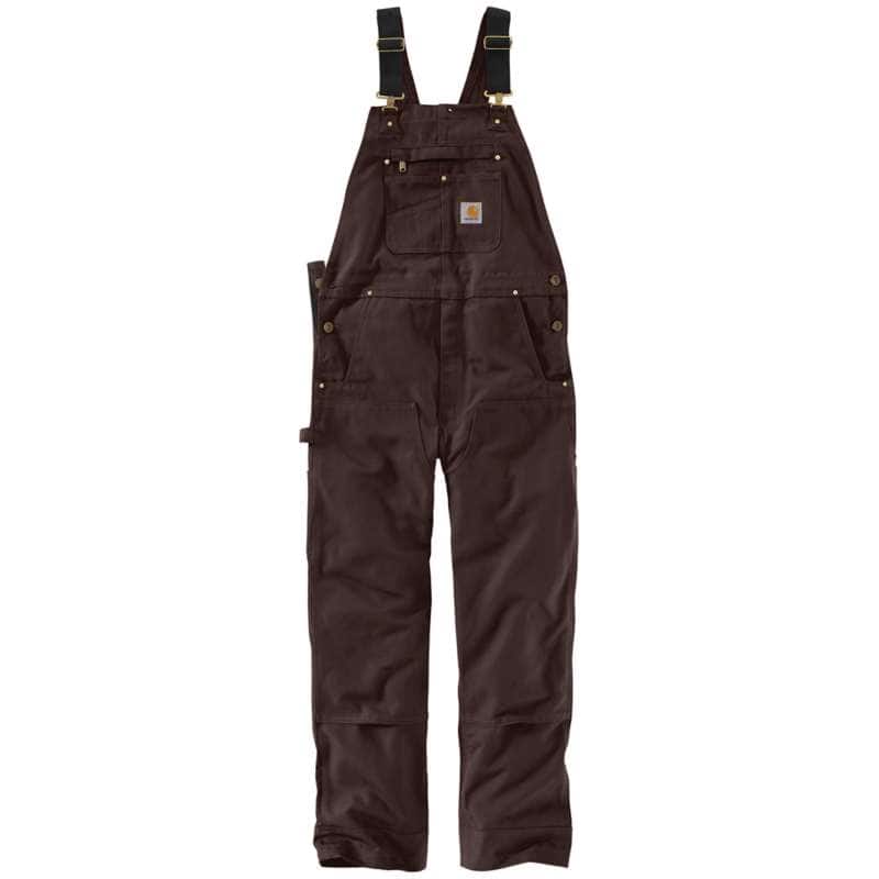 Loose Fit Washed Duck Flannel-Lined Utility Work Pant