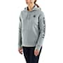 Additional thumbnail 1 of Women's Relaxed Fit Midweight Logo Sleeve Graphic Sweatshirt